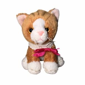 Ganz The Heritage Collection Mini Cat Orange Tabby Stuffed Animal Plush Toy 5”